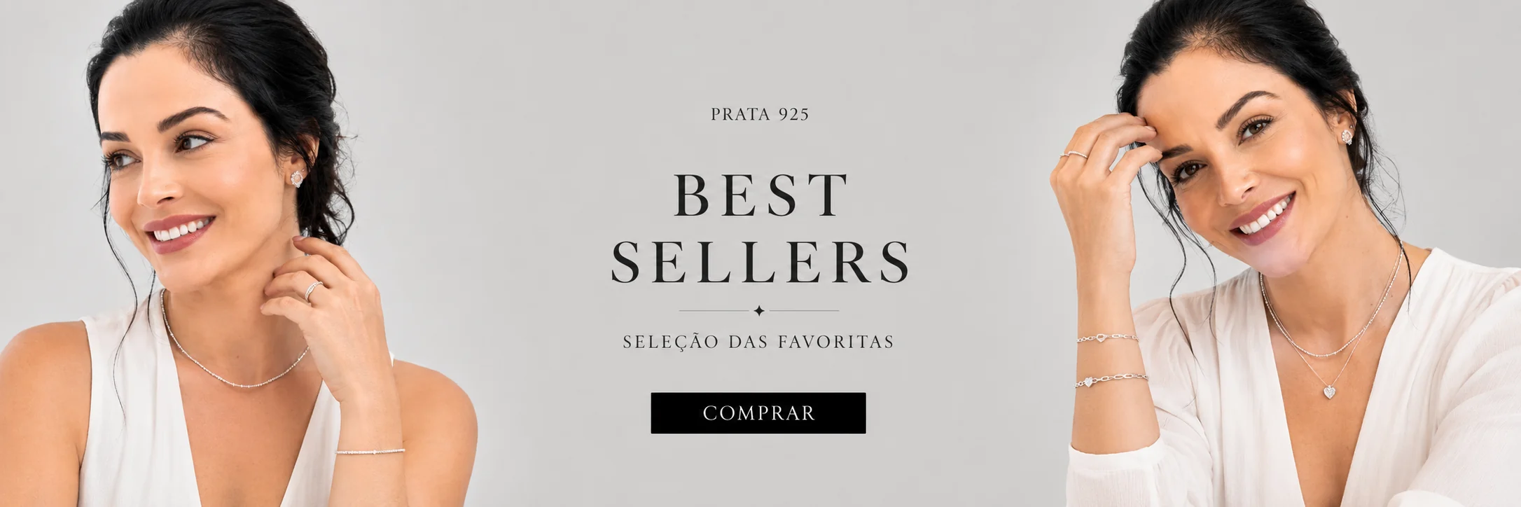 Coleção de joias em prata 925