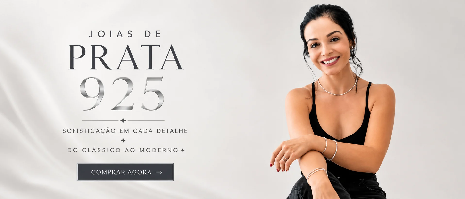 Coleção de joias em prata 925